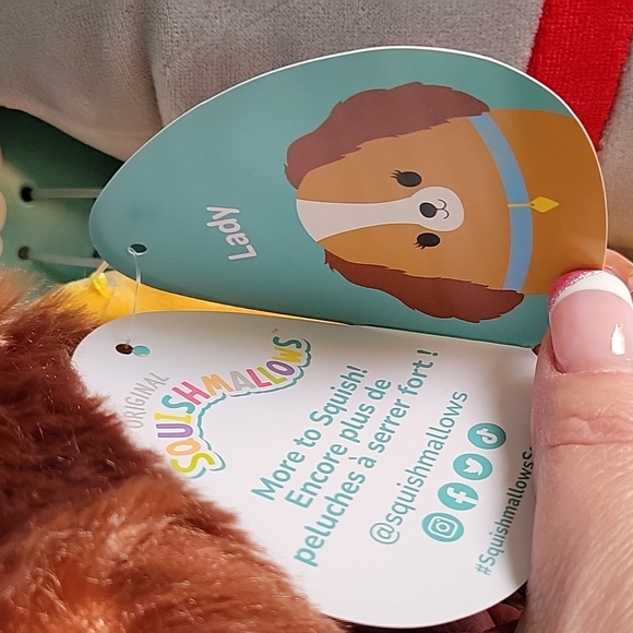 🆕️ Squishmallows Disney Lady & the Tramp 8" - Picture 4 of 14